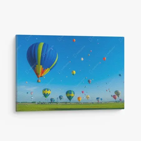 Tableau sur toile ciel de montgolfières à Chambley – Wallnifity®