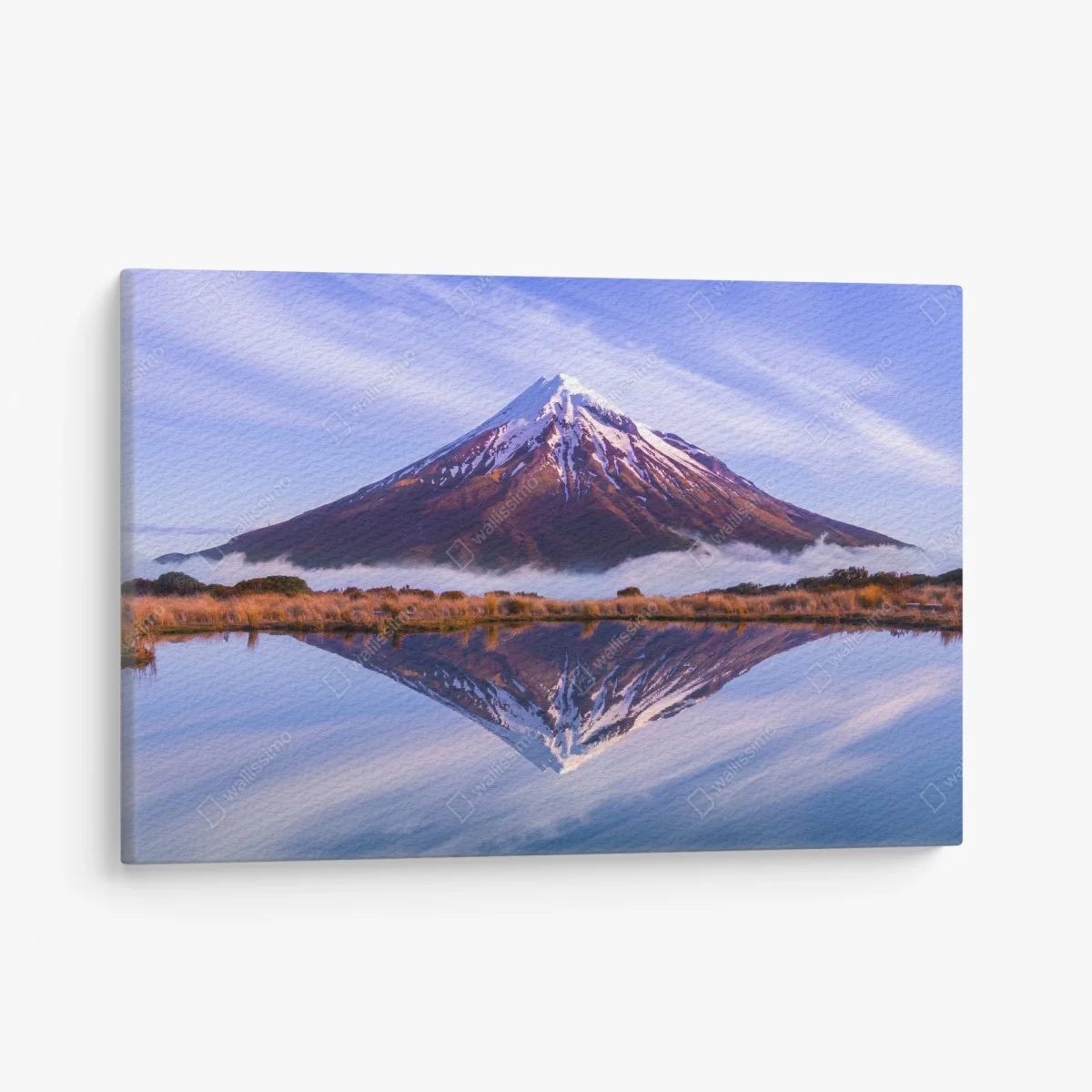Tableau sur toile reflet montagneux au crépuscule – Wallnifity® Tableau sur toile reflet montagneux au crépuscule – Wallnifity®