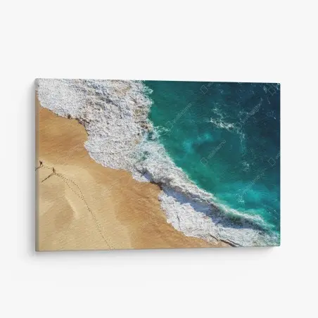 Tableau sur toile plage tropicale vue aérienne à Bali – Wallnifity®