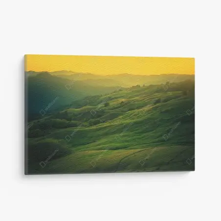 Tableau sur toile panorama vallonné de la Californie du Nord – Wallnifity®