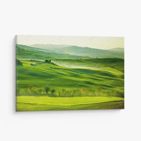 Tableau sur toile douceur des collines de San Quirico d'Orcia, Toscane – Wallnifity®