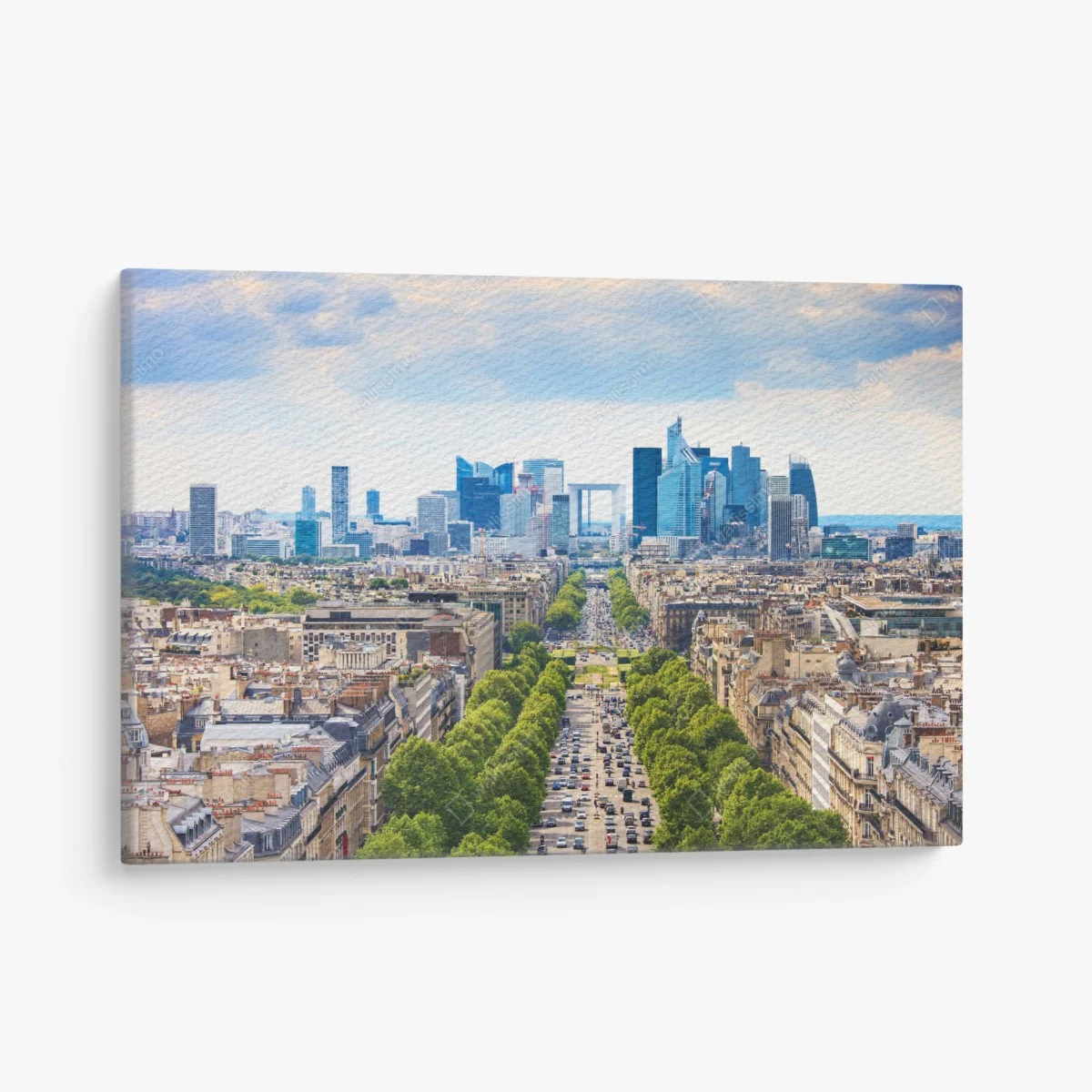 Tableau sur toile perspective urbaine sur Paris et La Défense – Wallnifity® Tableau sur toile perspective urbaine sur Paris et La Défense – Wallnifity®