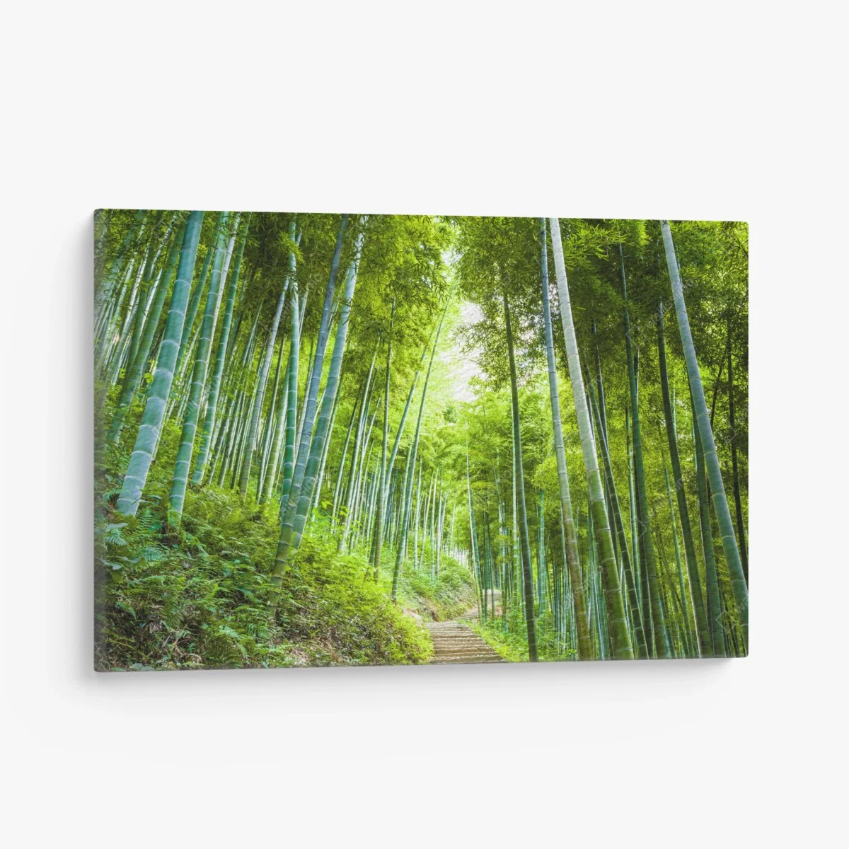 Tableau sur toile allée de bambous verdoyante – Wallnifity® Tableau sur toile allée de bambous verdoyante – Wallnifity®
