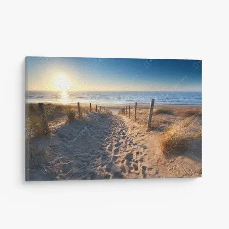 Tableau sur toile chemin de dunes vers la Mer du Nord, Zandvoort – Wallnifity®