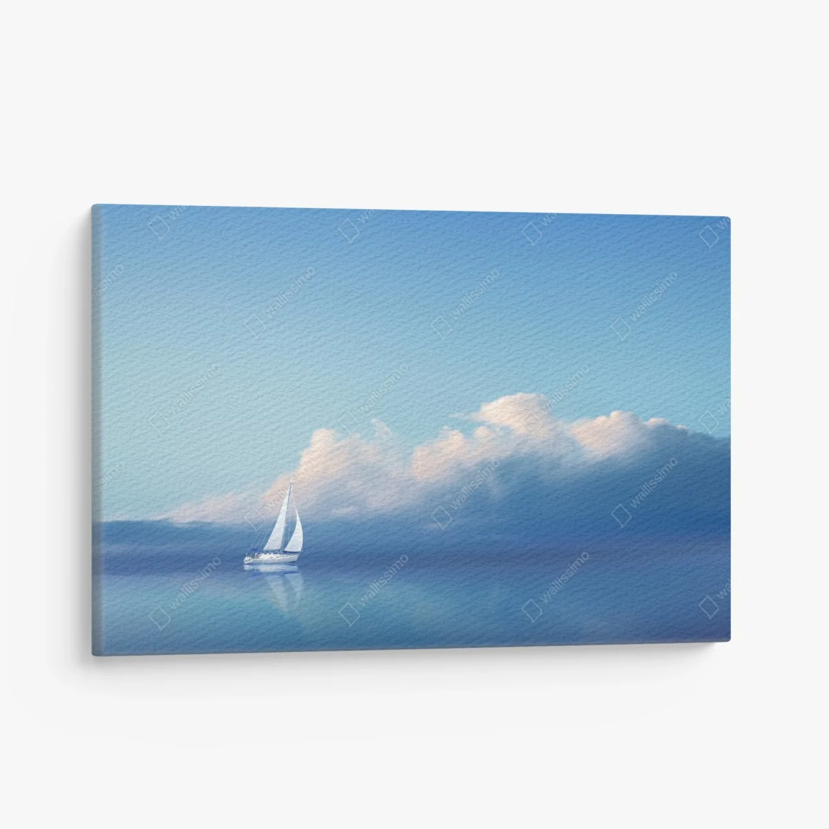 Tableau sur toile voilier solitaire sur mer calme et ciel bleu – Wallnifity® Tableau sur toile voilier solitaire sur mer calme et ciel bleu – Wallnifity®