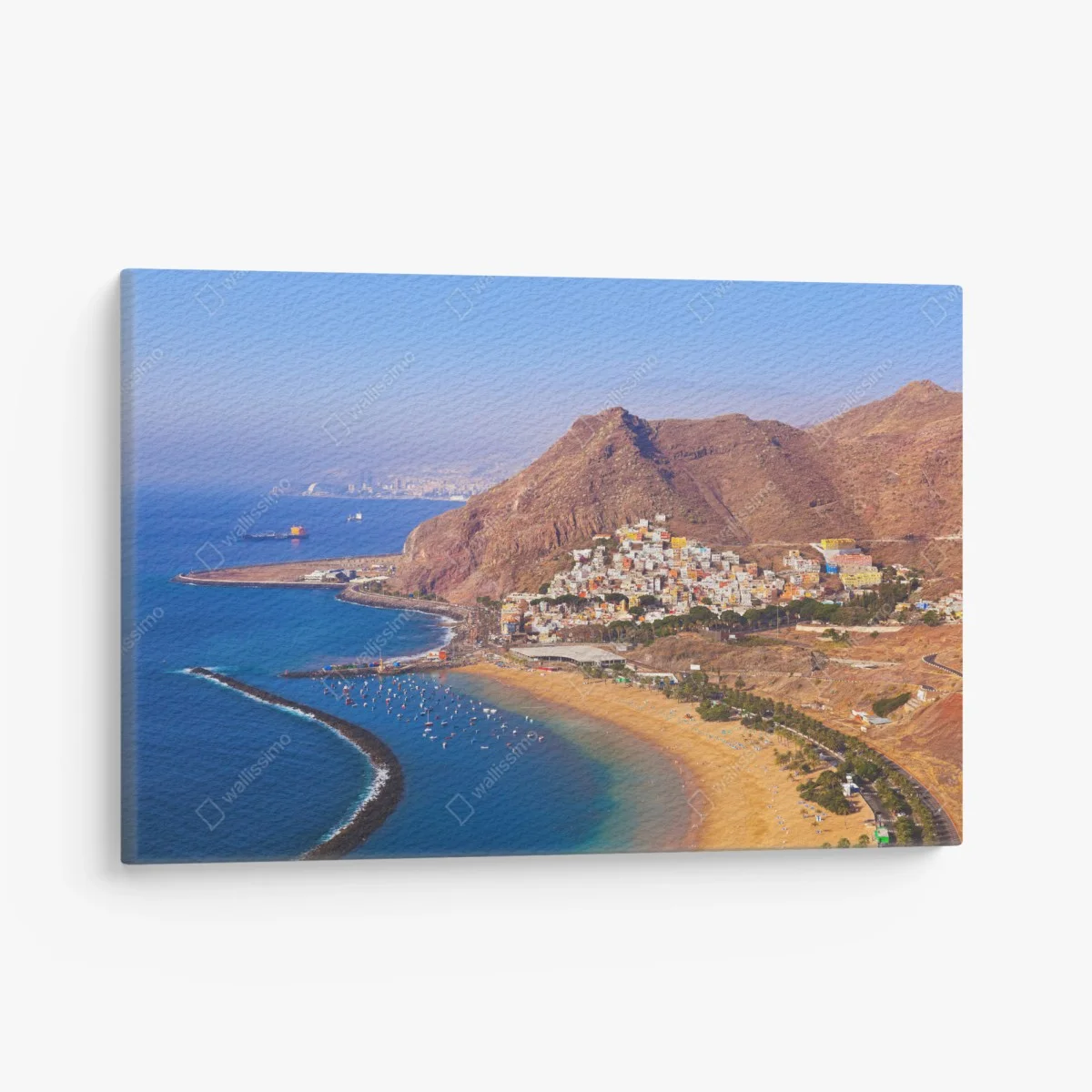 Tableau sur toile côte ensoleillée de Las Teresitas, Tenerife – Wallnifity® Tableau sur toile côte ensoleillée de Las Teresitas, Tenerife – Wallnifity®