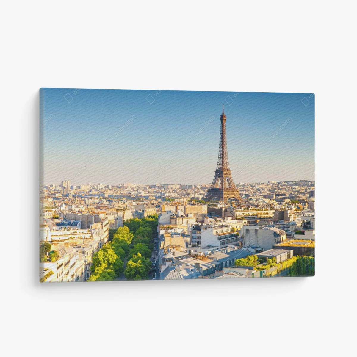 Tableau sur toile vue panoramique de la Tour Eiffel au coucher de soleil à Paris – Wallnifity® Tableau sur toile vue panoramique de la Tour Eiffel au coucher de soleil à Paris – Wallnifity®