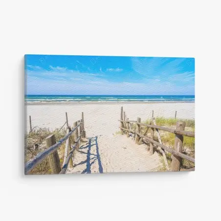 Tableau sur toile entrée vers la plage de Debki – Wallnifity®