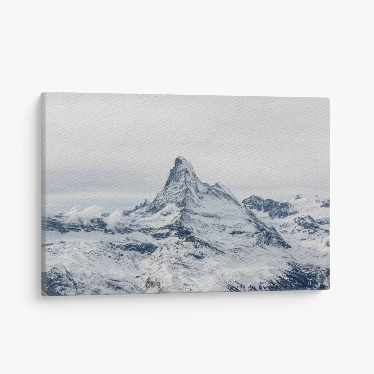 Tableau sur toile paysage majestueux du Cervin enneigé – Wallnifity® Tableau sur toile paysage majestueux du Cervin enneigé – Wallnifity®