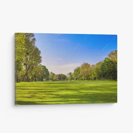 Tableau sur toile panorama de parc ensoleillé – Wallnifity®