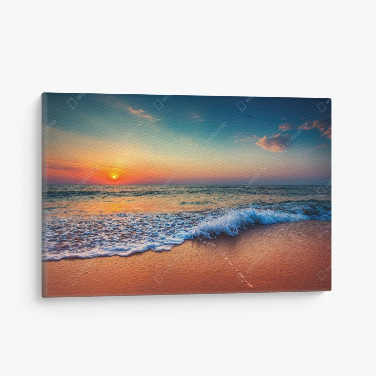 Tableau sur toile aube dorée sur la mer – Wallnifity® Tableau sur toile aube dorée sur la mer – Wallnifity®