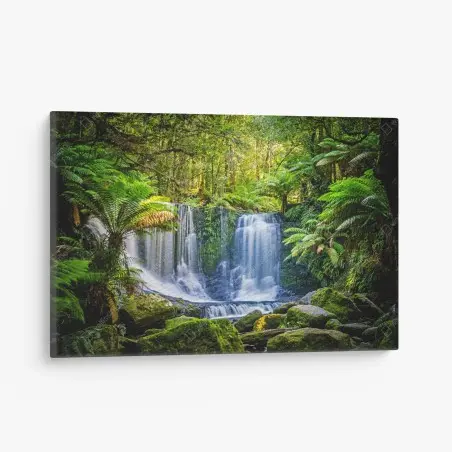 Tableau sur toile cascade envoûtante du Mt Field, Tasmanie – Wallnifity®