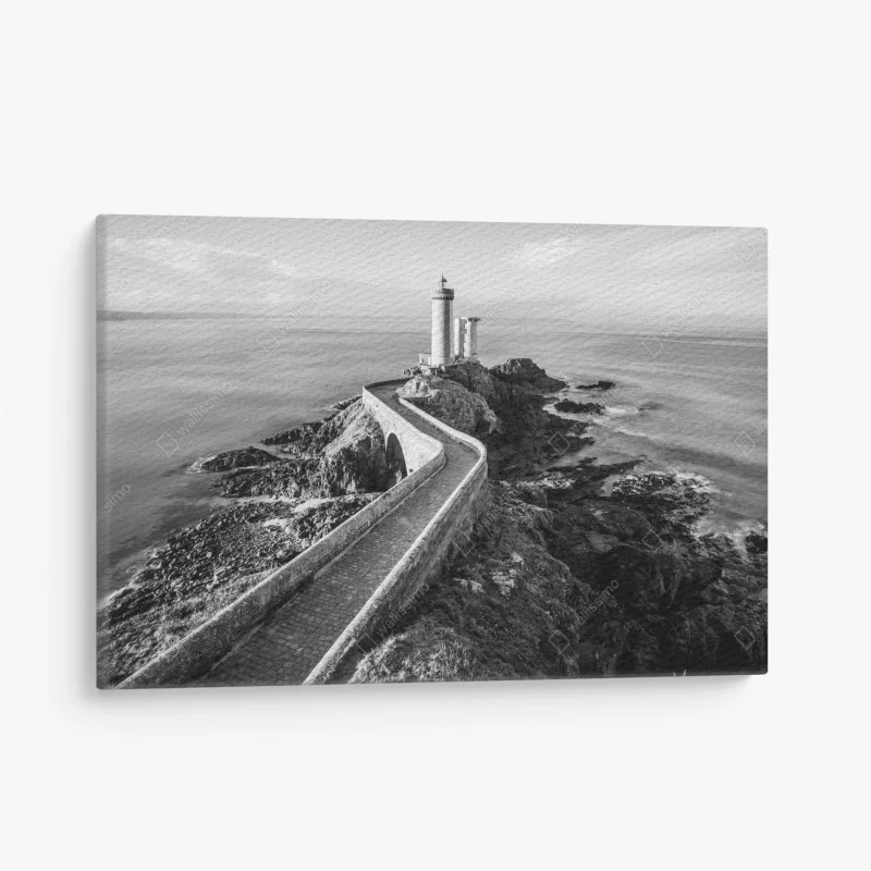 Tableau sur toile phare solitaire sur la côte rocheuse – Wallnifity® Tableau sur toile phare solitaire sur la côte rocheuse – Wallnifity®