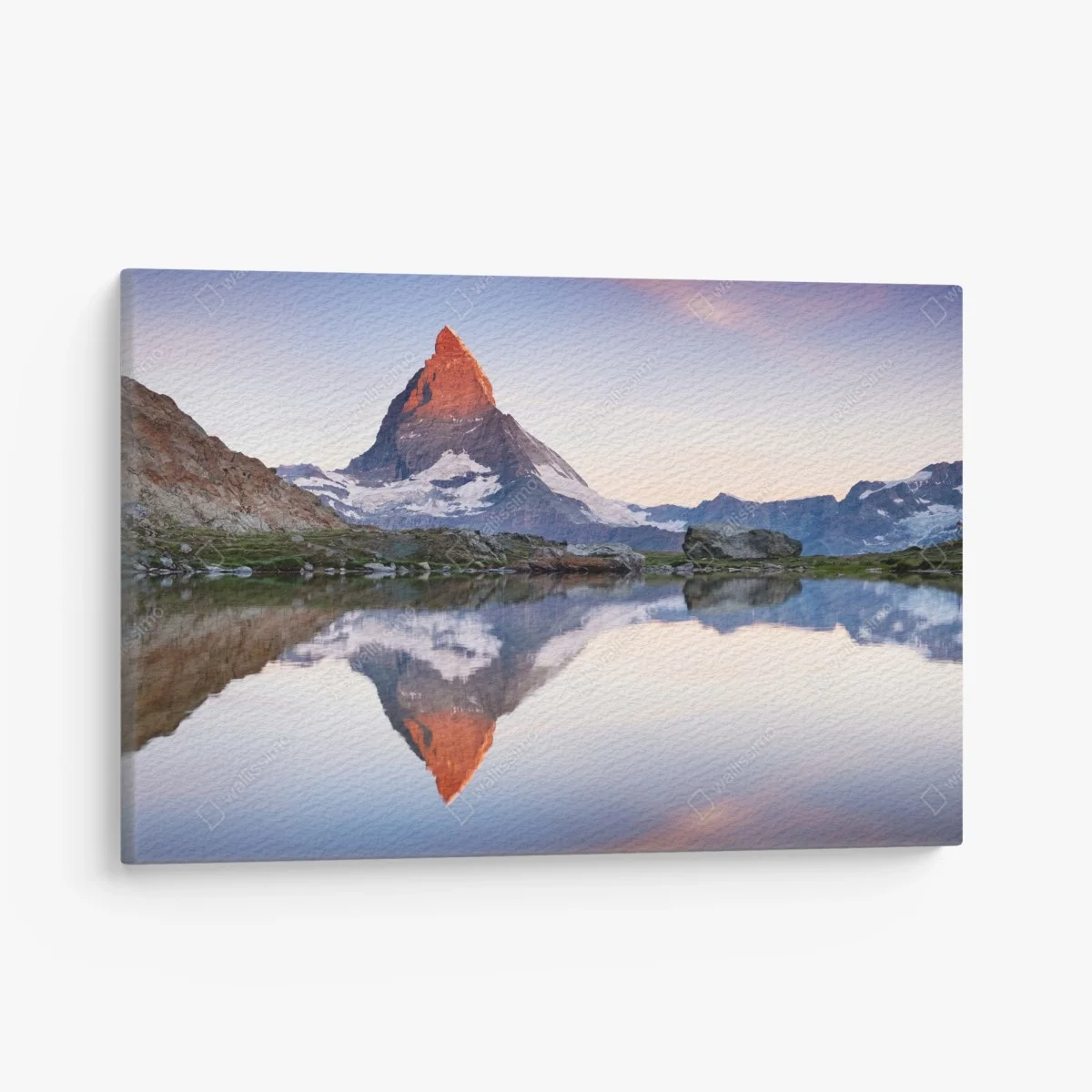 Tableau sur toile lever de soleil sur le Cervin – Wallnifity® Tableau sur toile lever de soleil sur le Cervin – Wallnifity®