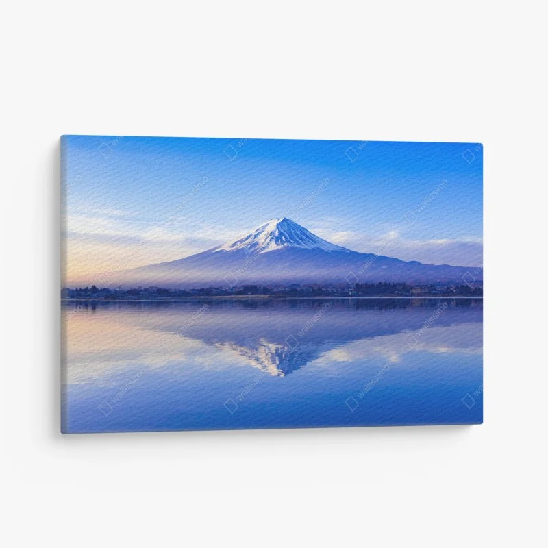 Tableau sur toile matinée sereine au Mont Fuji – Wallnifity®