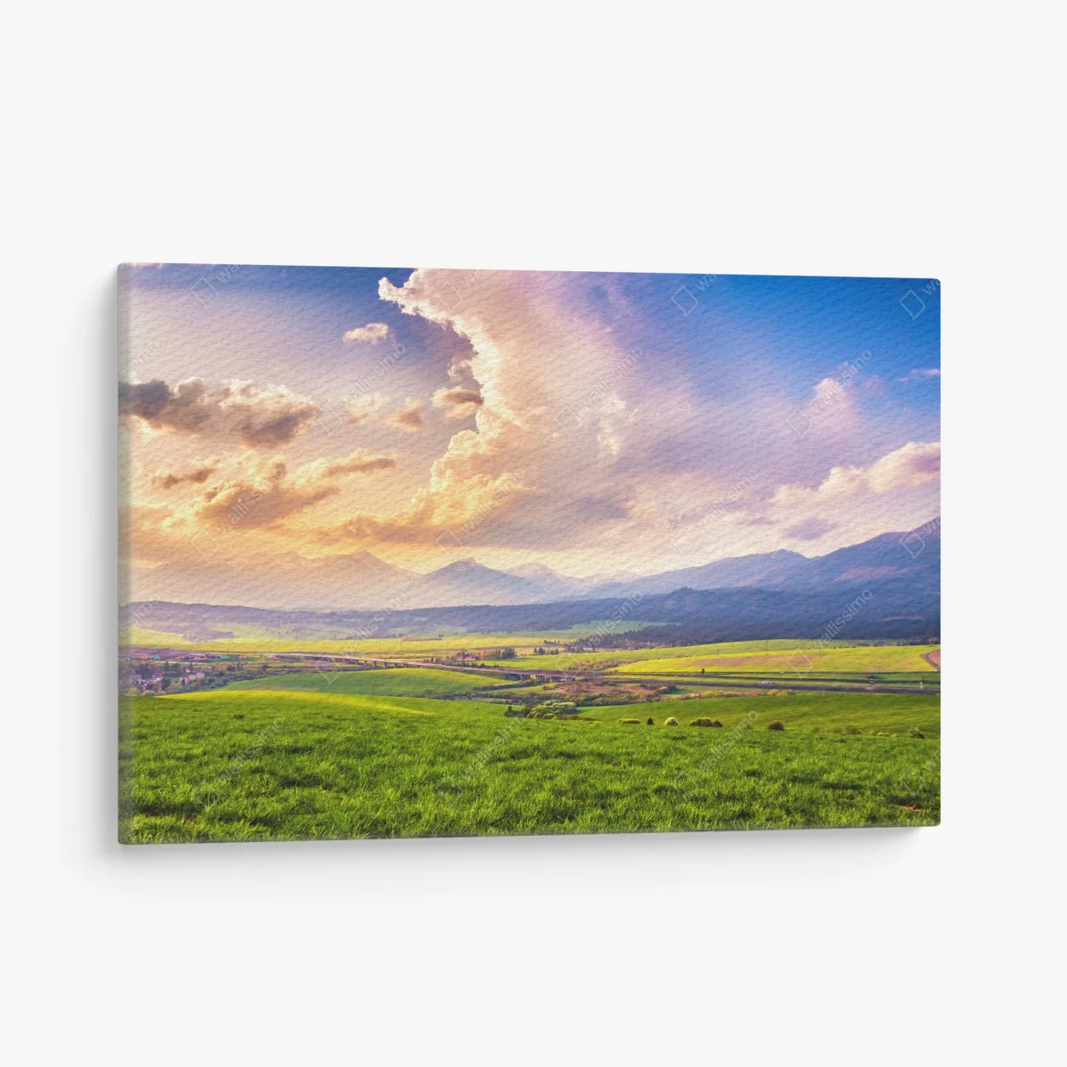 Tableau sur toile paysage printanier des Tatras de Slovaquie – Wallnifity® Tableau sur toile paysage printanier des Tatras de Slovaquie – Wallnifity®