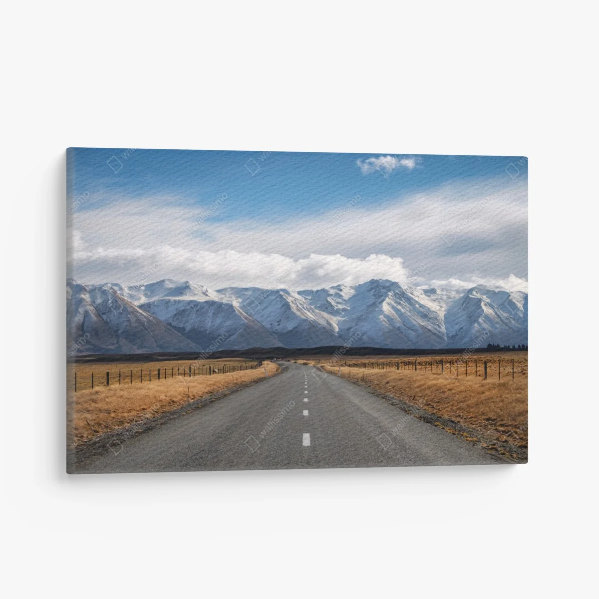 Tableau sur toile route vers les montagnes enneigées de Nouvelle-Zélande – Wallnifity® Tableau sur toile route vers les montagnes enneigées de Nouvelle-Zélande – Wallnifity®