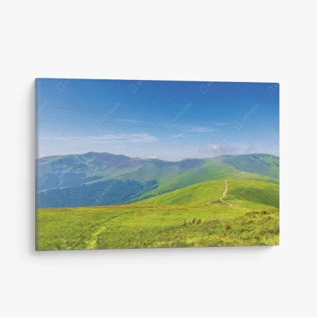 Tableau sur toile panorama estival des collines de la Transcarpathie, Ukraine – Wallnifity®