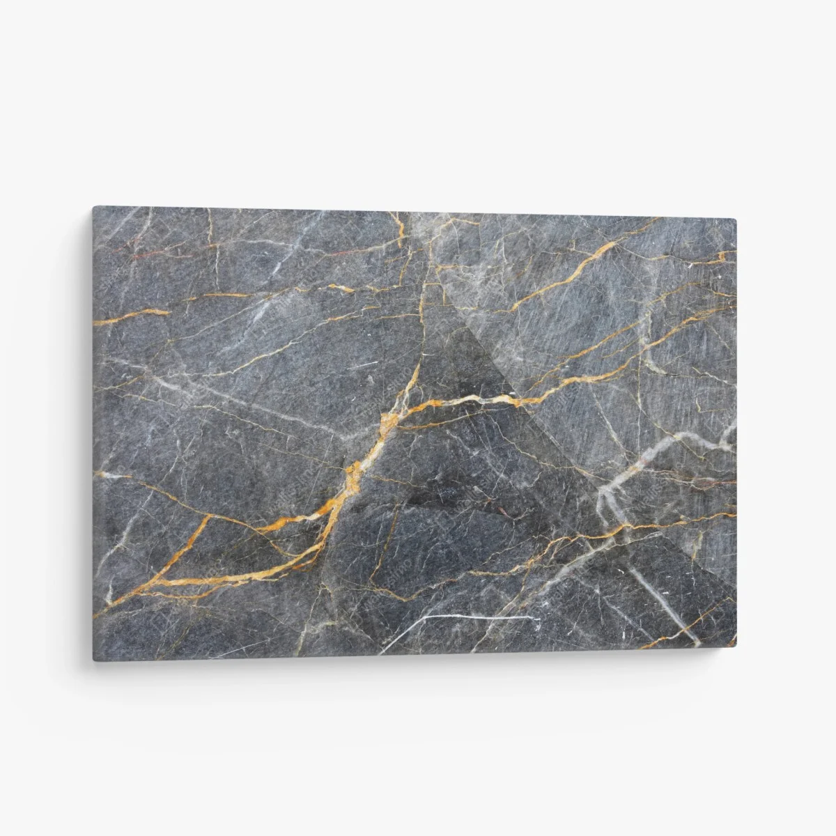 Tableau sur toile marbre gris aux veines dorées – Wallnifity® Tableau sur toile marbre gris aux veines dorées – Wallnifity®