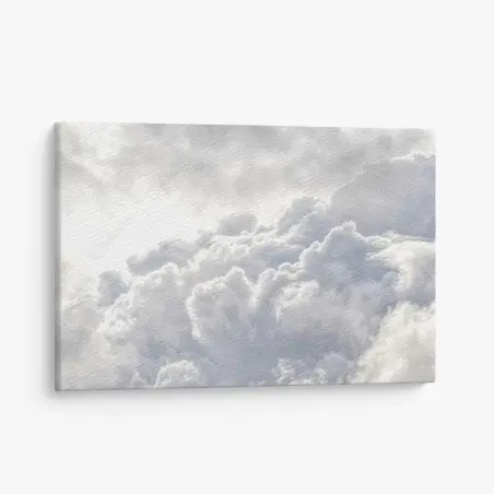 Tableau sur toile paysage céleste de nuages cotonneux – Wallnifity®