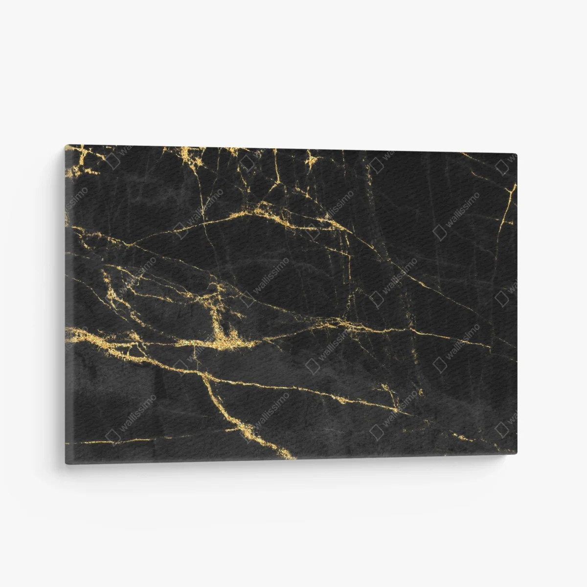 Tableau sur toile marbre noir veiné d'or – Wallnifity® Tableau sur toile marbre noir veiné d'or – Wallnifity®