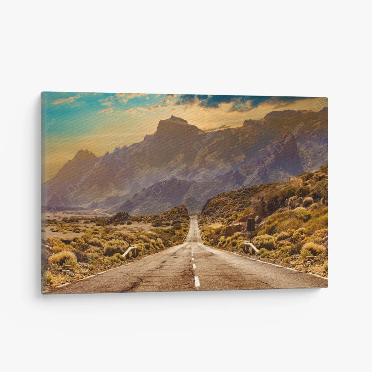Tableau sur toile route vers les montagnes de Tenerife au coucher de soleil – Wallnifity® Tableau sur toile route vers les montagnes de Tenerife au coucher de soleil – Wallnifity®