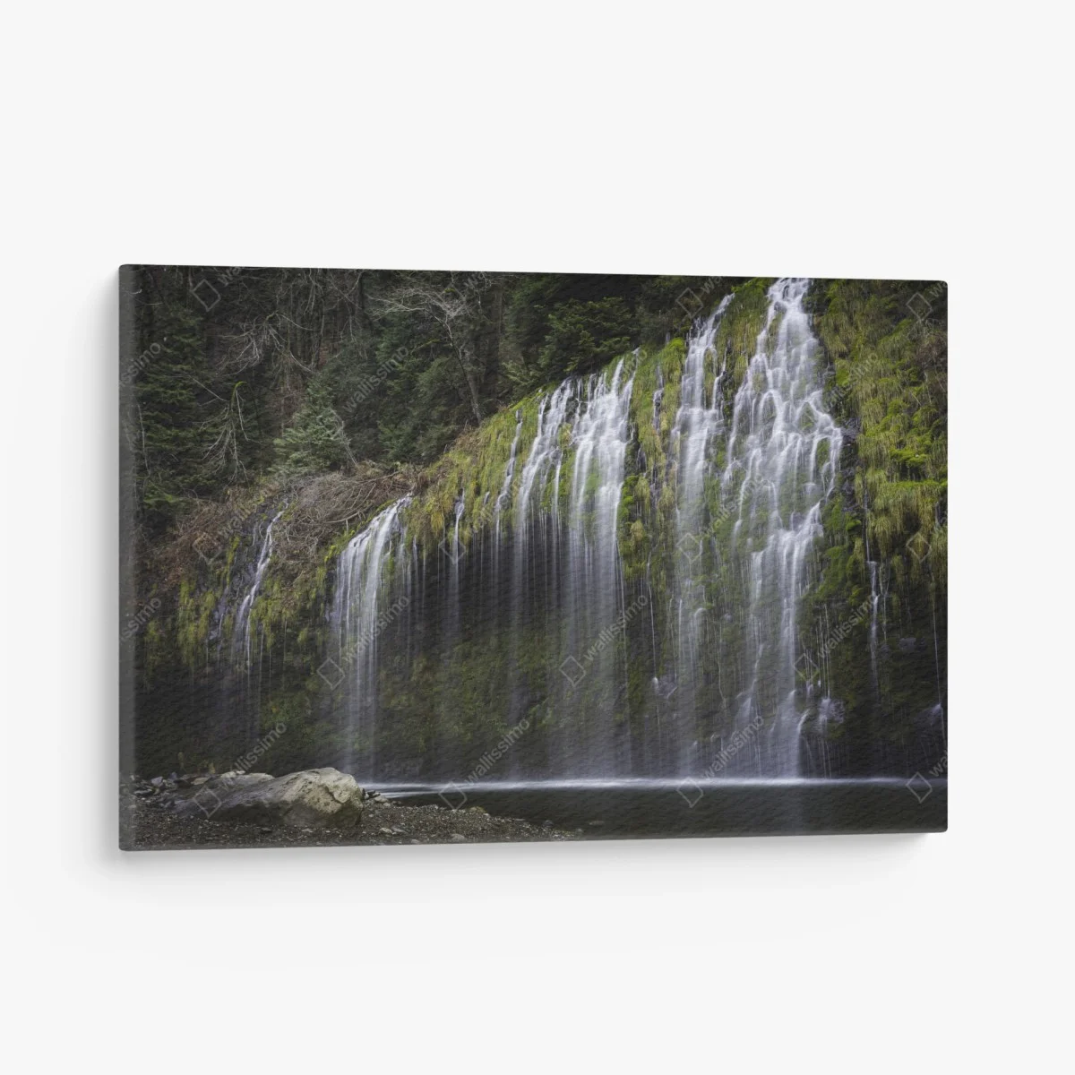 Tableau sur toile cascade moussu en forêt – Wallnifity® Tableau sur toile cascade moussu en forêt – Wallnifity®