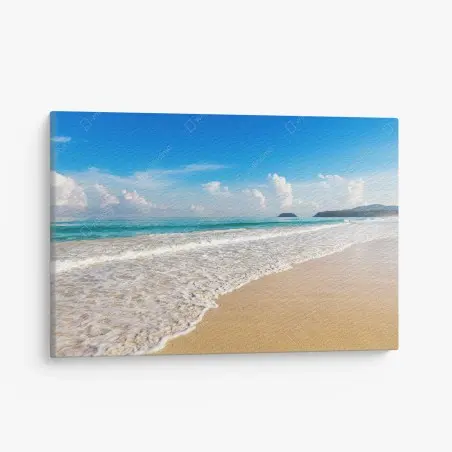 Tableau sur toile paysage marin apaisant de Karon, Phuket, Thaïlande – Wallnifity®