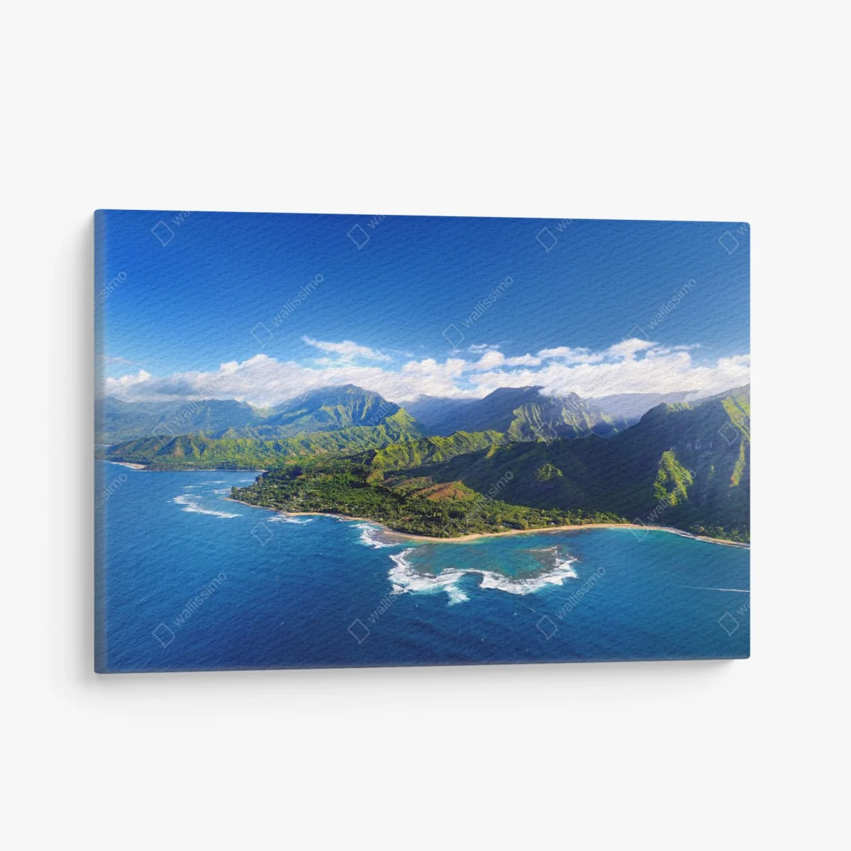 Tableau sur toile panorama côtier tropical – Wallnifity® Tableau sur toile panorama côtier tropical – Wallnifity®
