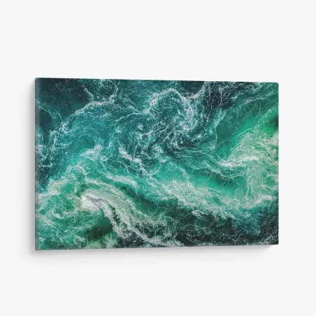 Tableau sur toile tourbillon marin de Saltstraumen – Wallnifity®