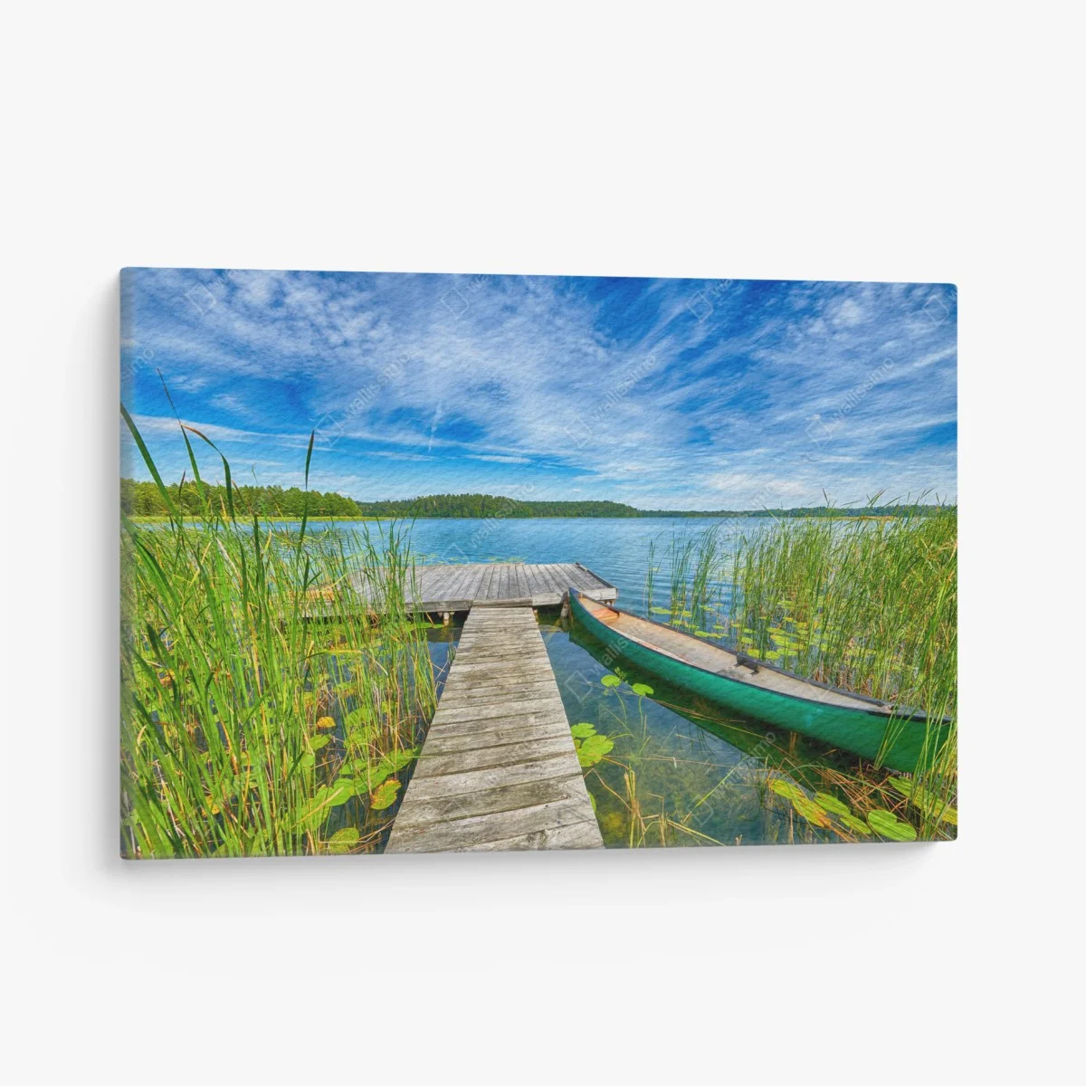 Tableau sur toile escapade au bord du lac en Masurie – Wallnifity® Tableau sur toile escapade au bord du lac en Masurie – Wallnifity®
