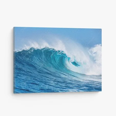 Tableau sur toile vague puissante et lumineuse – Wallnifity®