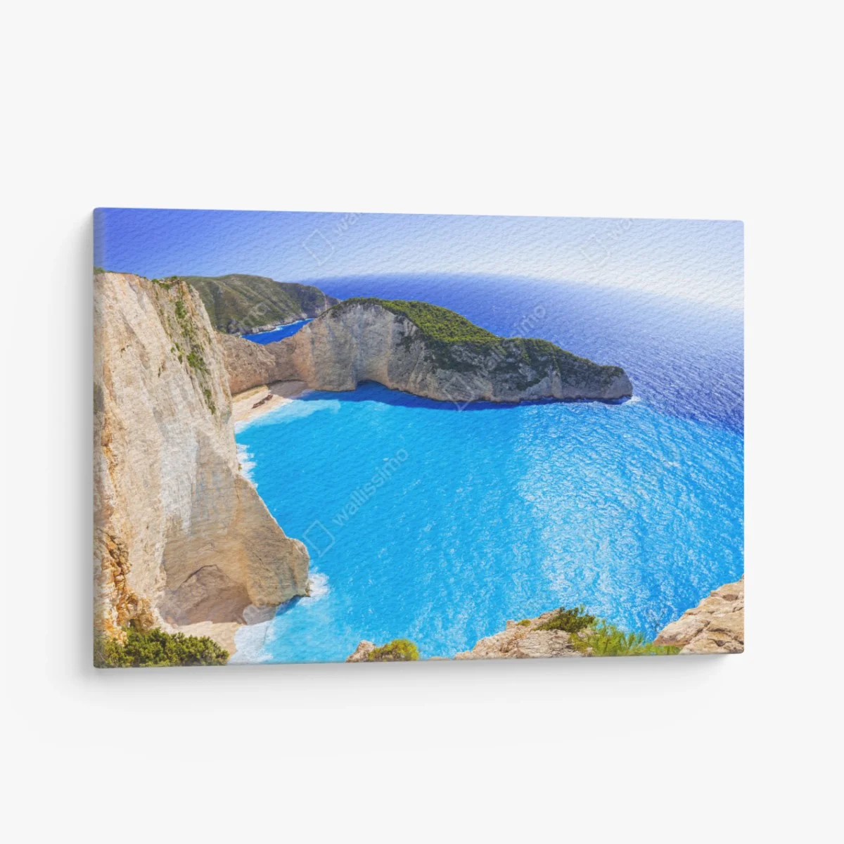 Tableau sur toile paysage marin de crique aux eaux turquoise – Wallnifity® Tableau sur toile paysage marin de crique aux eaux turquoise – Wallnifity®