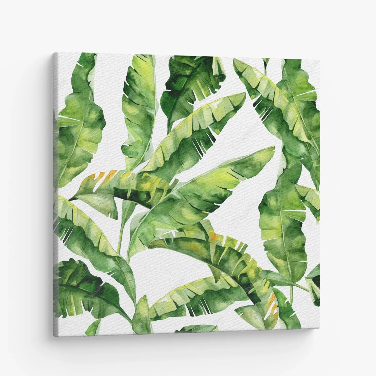 Tableau sur toile motif feuilles de bananier aquarelle – Wallnifity® Tableau sur toile motif feuilles de bananier aquarelle – Wallnifity®