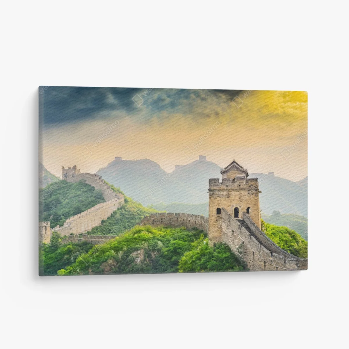 Tableau sur toile vue panoramique de la Grande Muraille de Chine au coucher du soleil – Wallnifity® Tableau sur toile vue panoramique de la Grande Muraille de Chine au coucher du soleil – Wallnifity®