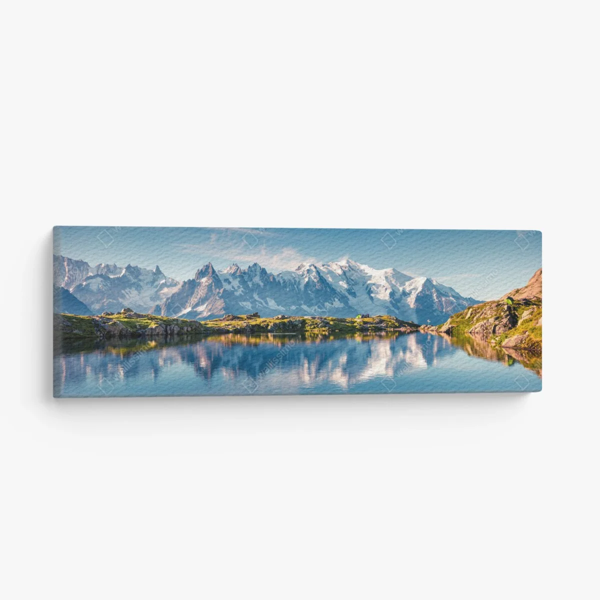 Tableau sur toile reflets du Lac Blanc et Mont Blanc – Wallnifity® Tableau sur toile reflets du Lac Blanc et Mont Blanc – Wallnifity®
