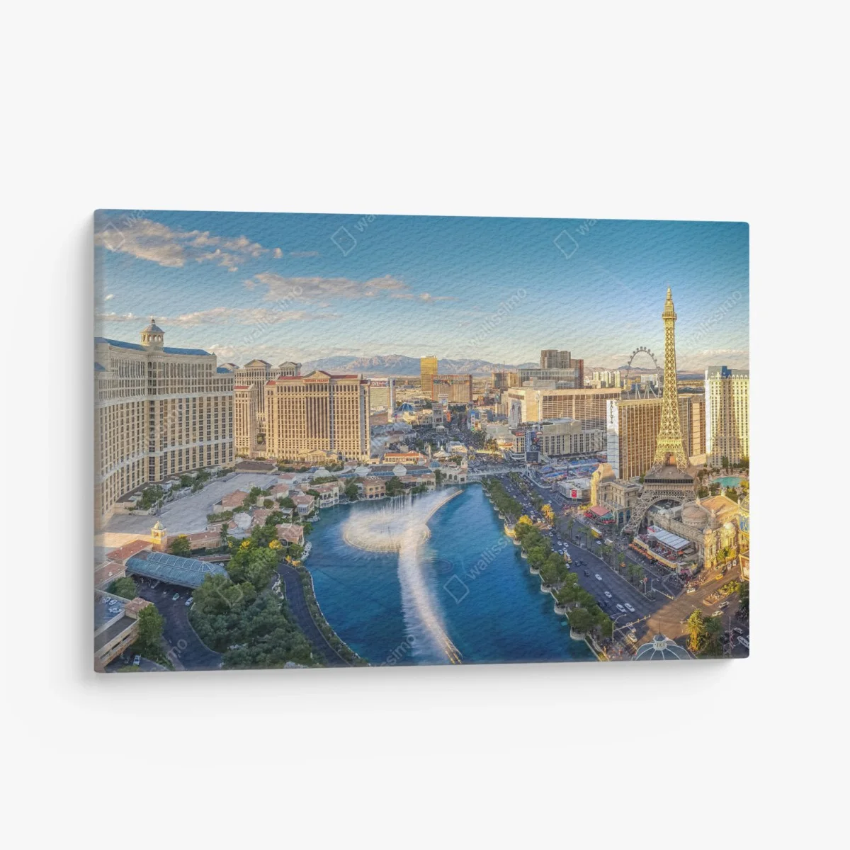Tableau sur toile vue panoramique du strip de Las Vegas au coucher du soleil – Wallnifity® Tableau sur toile vue panoramique du strip de Las Vegas au coucher du soleil – Wallnifity®