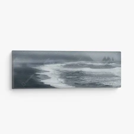 Tableau sur toile plage volcanique sauvage d'Islande – Wallnifity®