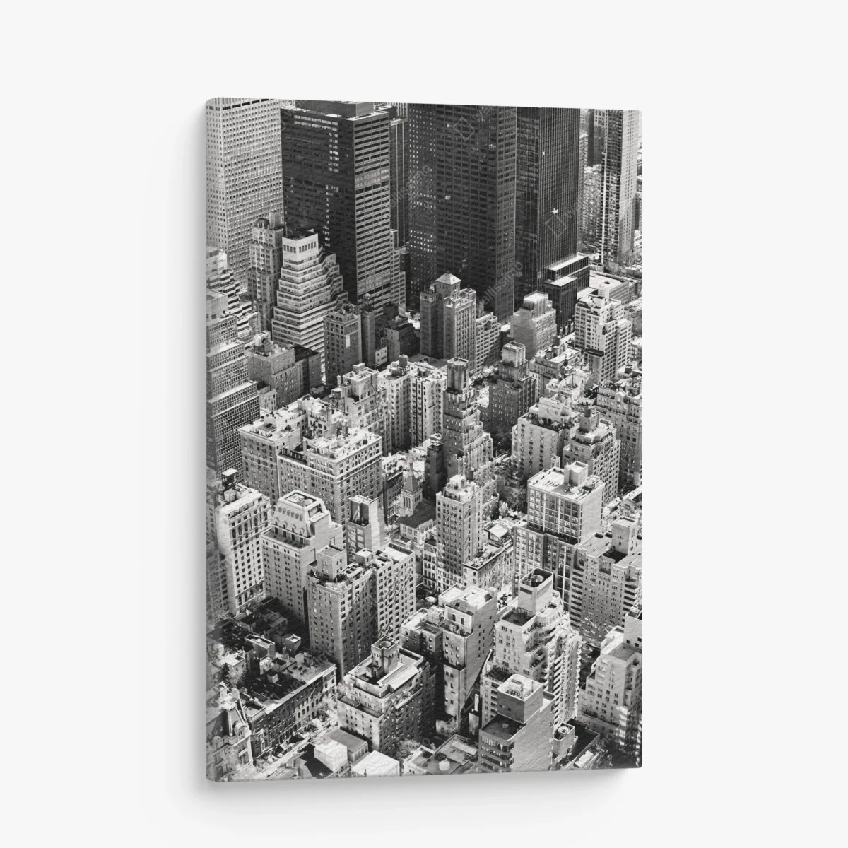 Tableau sur toile horizon urbain de Manhattan en noir et blanc – Wallnifity® Tableau sur toile horizon urbain de Manhattan en noir et blanc – Wallnifity®