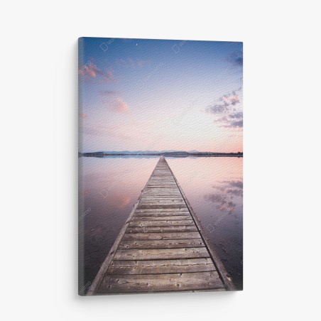 Tableau sur toile passerelle vers le crépuscule – Wallnifity®