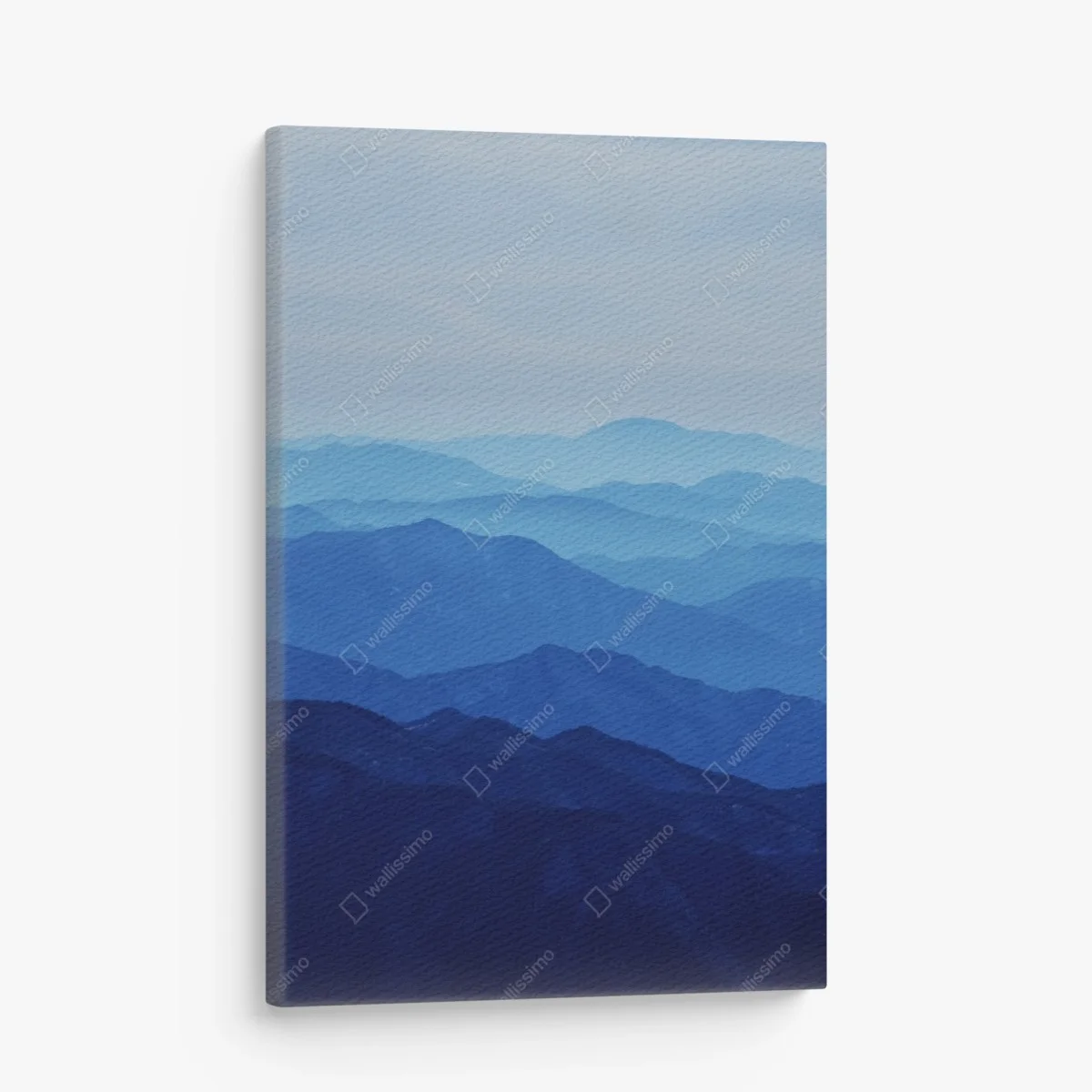 Tableau sur toile couches de montagnes bleues – Wallnifity® Tableau sur toile couches de montagnes bleues – Wallnifity®