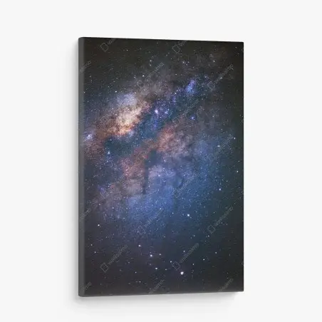 Tableau sur toile cœur de la Voie lactée: ciel étoilé cosmique – Wallnifity®