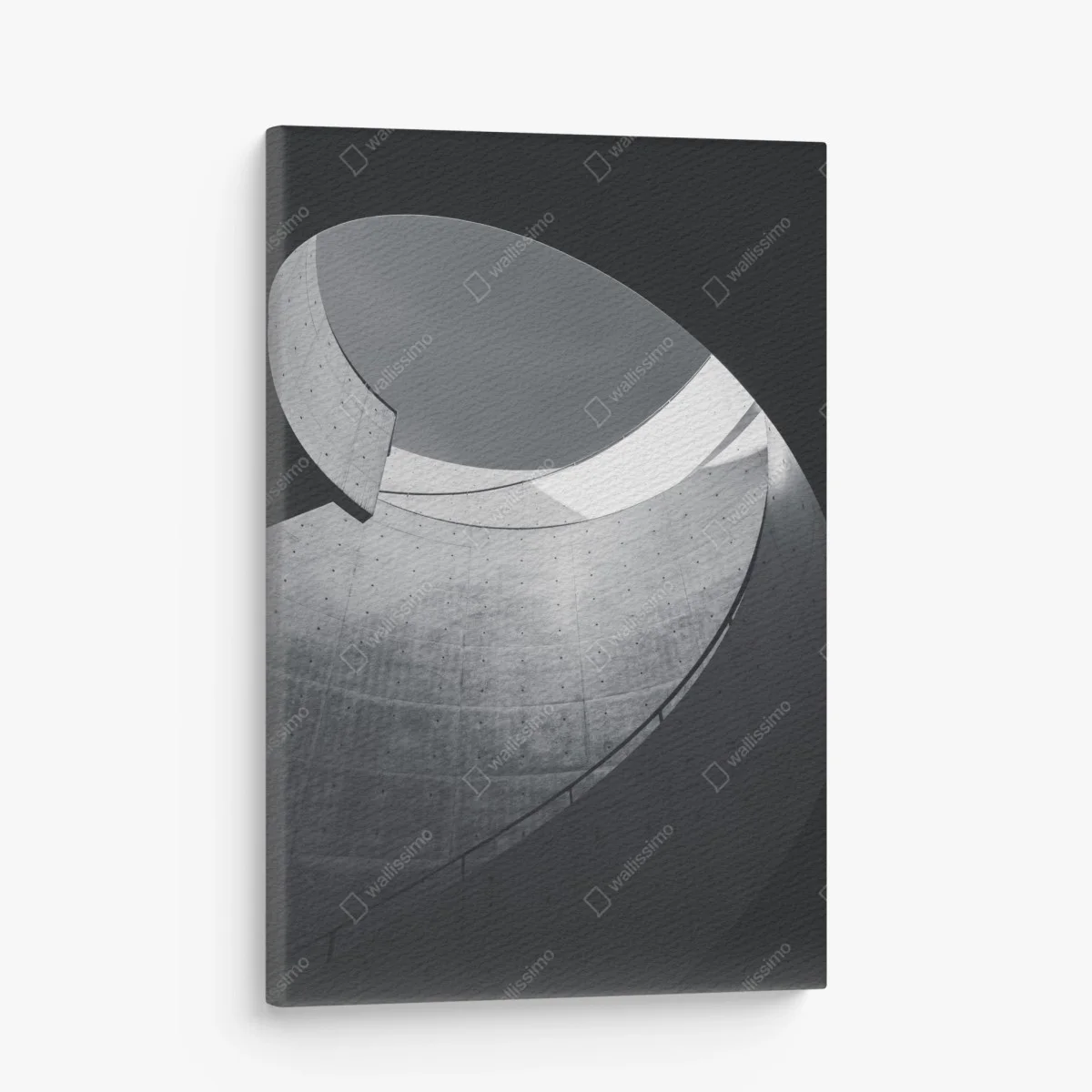 Tableau sur toile abstraction architecturale en béton et courbes – Wallnifity® Tableau sur toile abstraction architecturale en béton et courbes – Wallnifity®