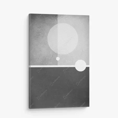 Tableau sur toile cercle minimal sur fond texturé – Wallnifity®