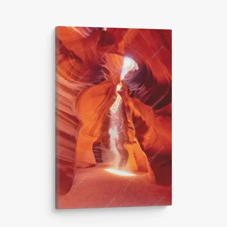 Tableau sur toile faisceau de lumière dans un canyon sculpté – Wallnifity®