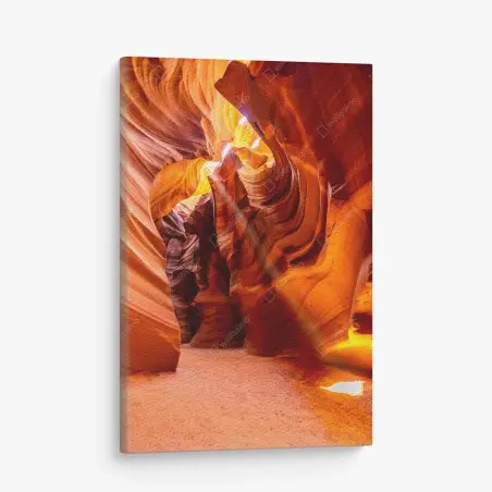 Tableau sur toile canyon sculpté par la lumière d'Upper Antelope Canyon, Arizona – Wallnifity®