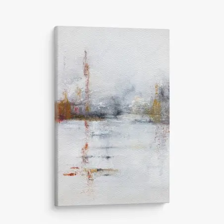 Tableau sur toile brumes et reflets dorés – Wallnifity®