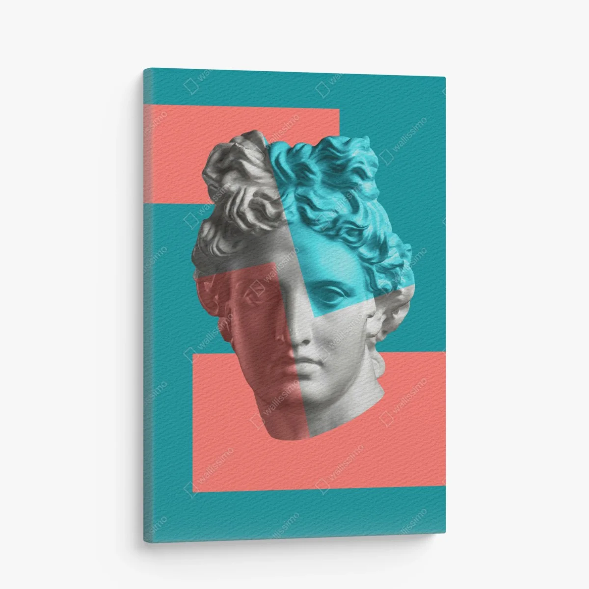 Tableau sur toile buste antique revisité en pop art – Wallnifity® Tableau sur toile buste antique revisité en pop art – Wallnifity®