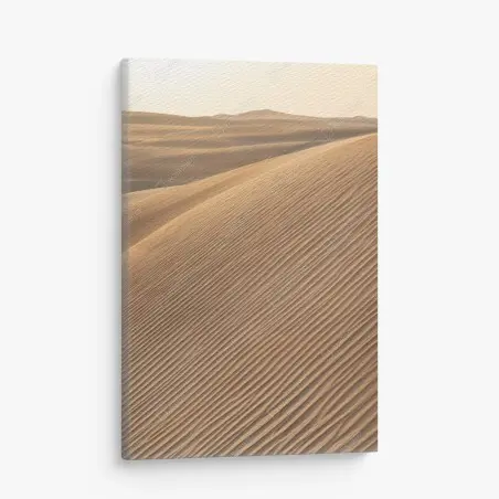 Tableau sur toile vagues de sable dorées – Wallnifity®