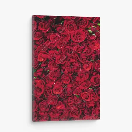 Tableau sur toile océan de roses rouges – Wallnifity®